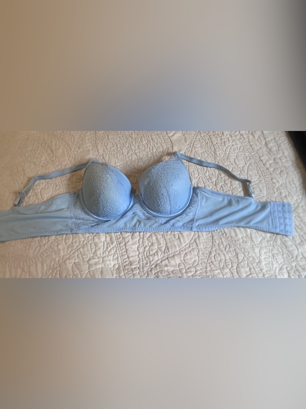Auden Light Blue Seamless Underwire T-Shirt Bra